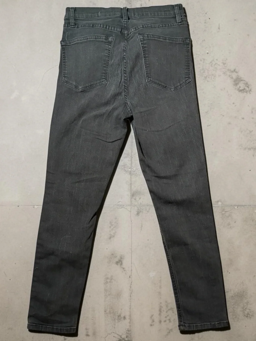 Free People Black Hi Rise Skinny Jeans Size 28 Stretch Denim FP Basics